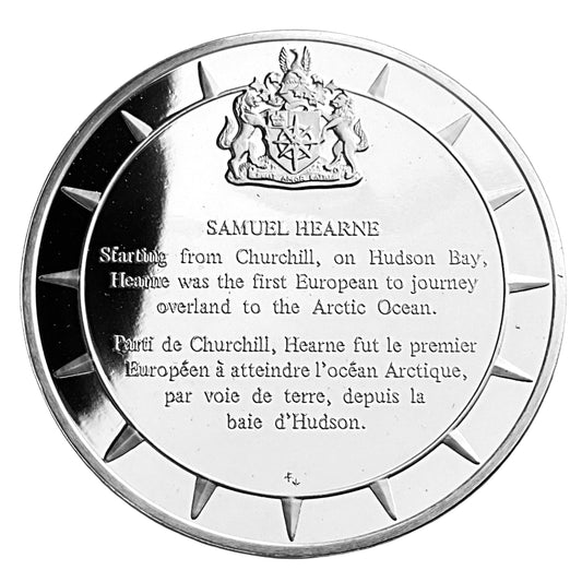 1.210 ozt Samuel Hearne Silver Round