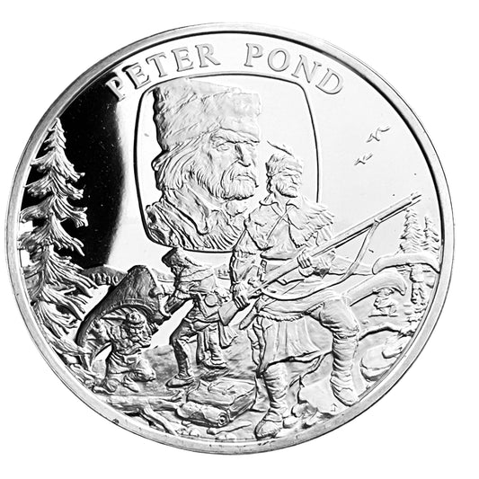 1.210 ozt Peter Pond Silver Round