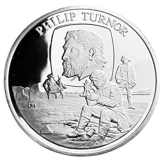 1.210 ozt Philip Turnor Silver Round