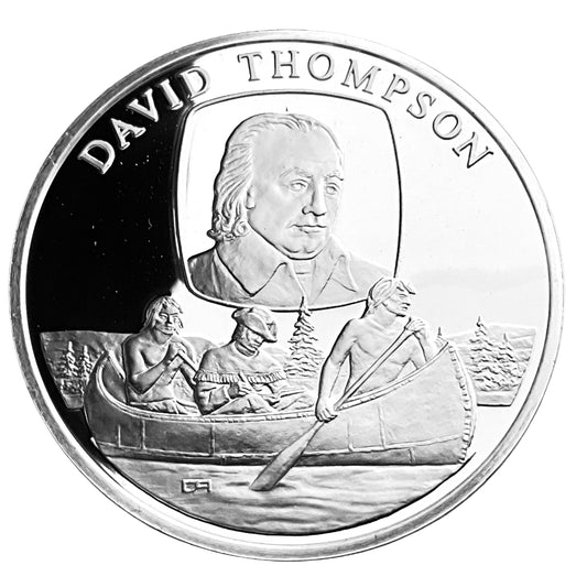 1.210 ozt David Thompson Silver Round