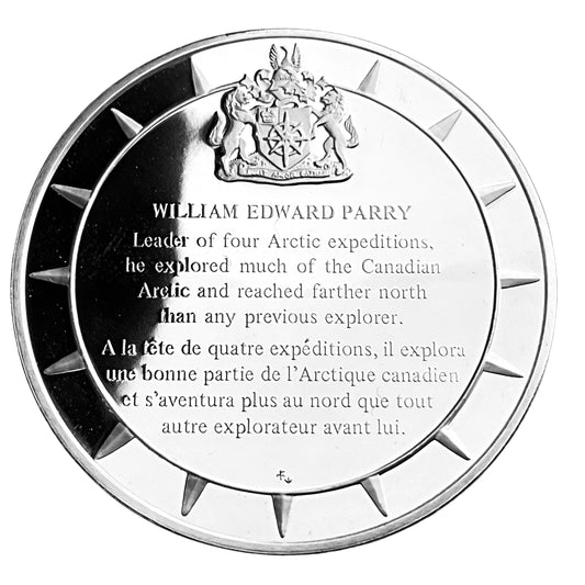 1.210 ozt WM Edward Parry Silver Round