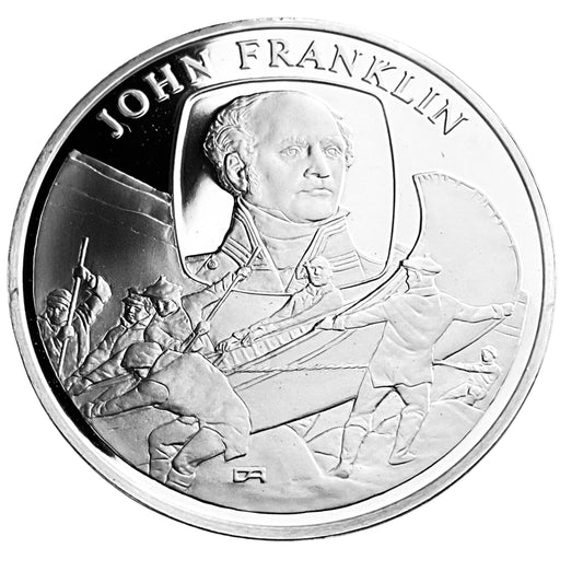 1.210 ozt John Franklin Silver Round
