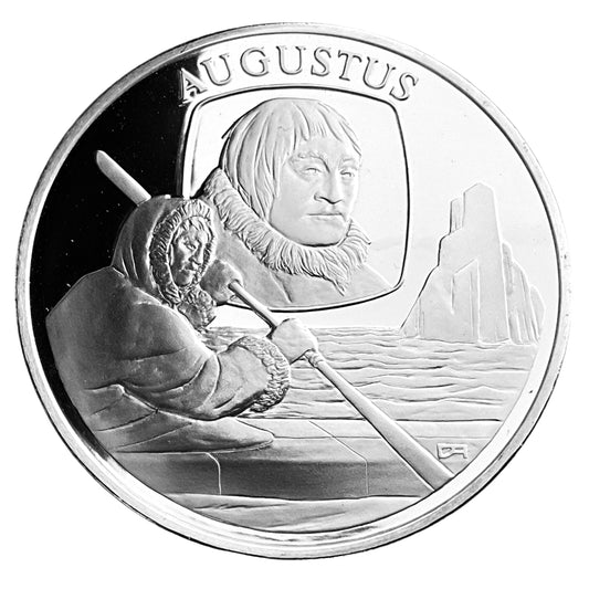 1.210 ozt Augustus Silver Round