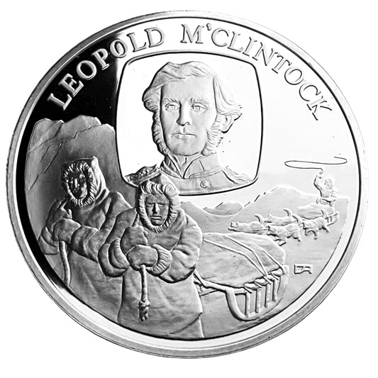 1.210 ozt Leopold M'Clintock Silver Round