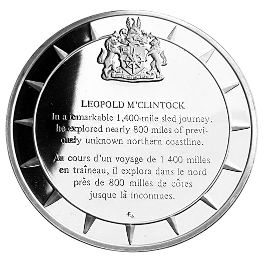 1.210 ozt Leopold M'Clintock Silver Round