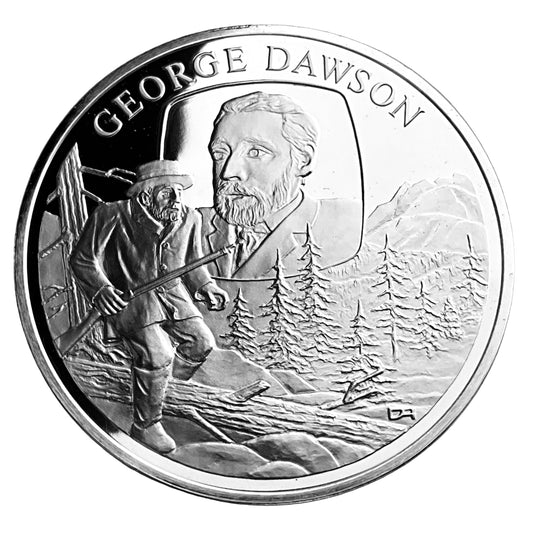 1.210 ozt George Dawson Silver Round