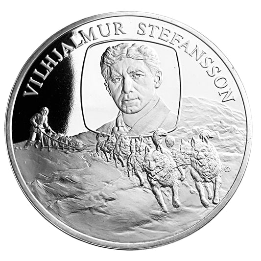 1.210 ozt Wilhjalmur Stefansson Silver