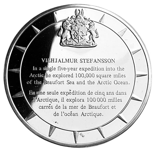 1.210 ozt Wilhjalmur Stefansson Silver