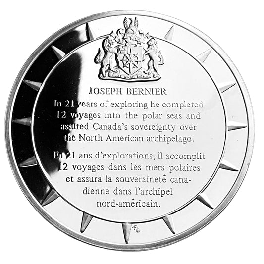 1.210 ozt Joseph E. Bernier Silver Round