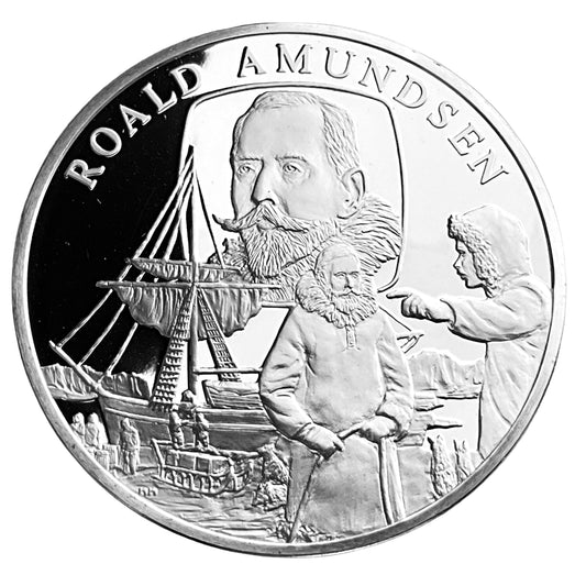 1.210 ozt Roald Amundsen Silver Round