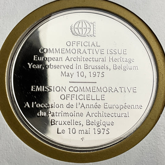 .624 ozt Place Des Martyrs Silver Medal