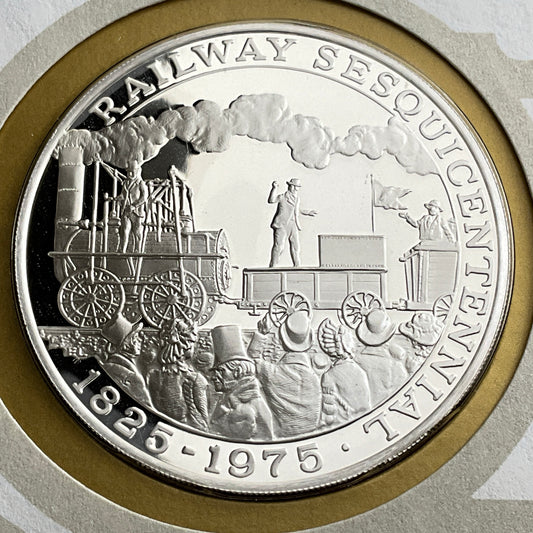 .624 ozt Railway Sesquicentennial Silver