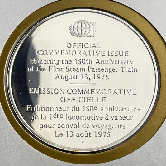 .624 ozt Railway Sesquicentennial Silver