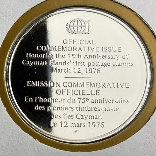 .624 ozt Cayman Island Postage Silver Medal
