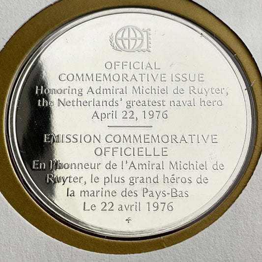 .624 ozt Admiral Michiel de Ruyter Silver