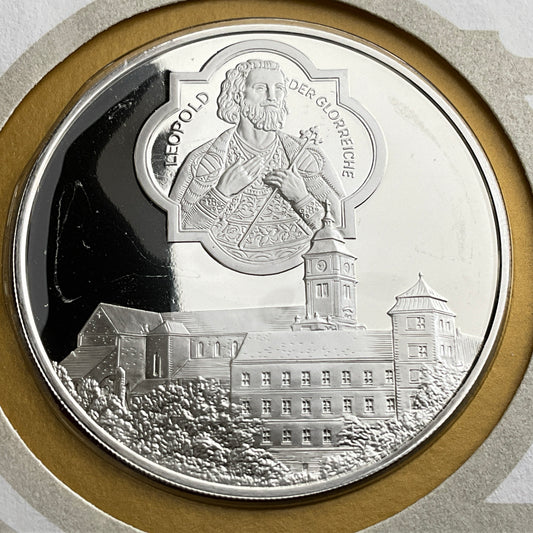 .624 ozt Babenberg Austria Silver Medal