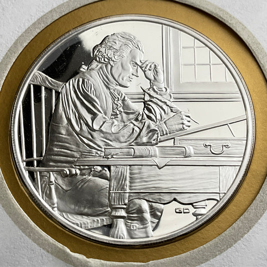 .624 ozt US Independence Silver Medal