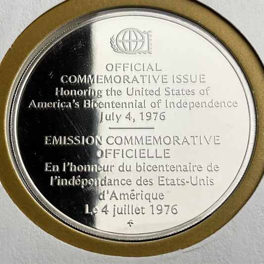 .624 ozt US Independence Silver Medal