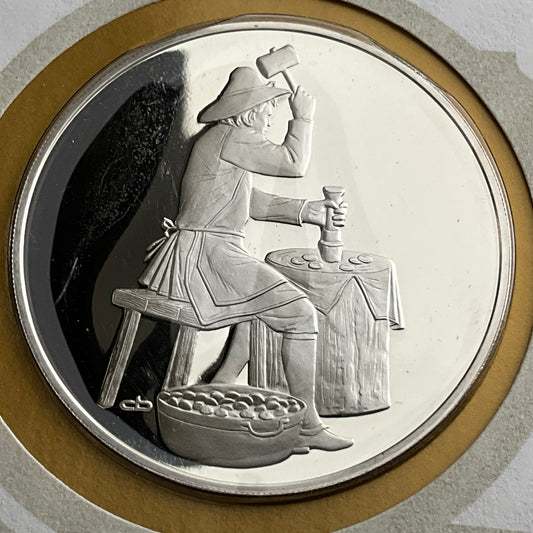 .624 ozt Monaco First Coin Struck Silver