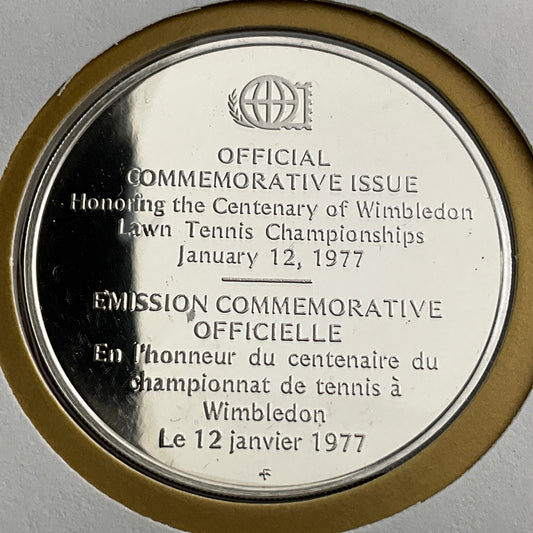 .624 ozt Wimbledon Lawn Tennis Silver Medal