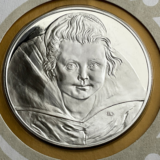 .624 ozt Peter Paul Rubens Birth Silver