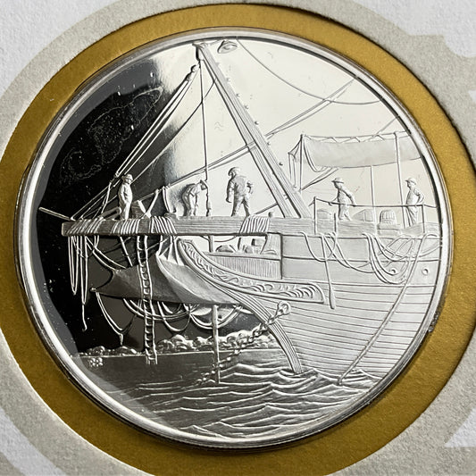 .624 ozt Expedition to Tuvalu Silver Medal