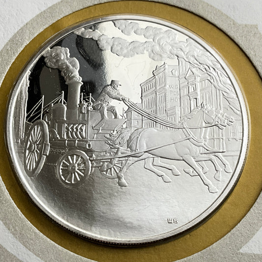 .624 ozt Fire Fighting Appliances Silver Medal