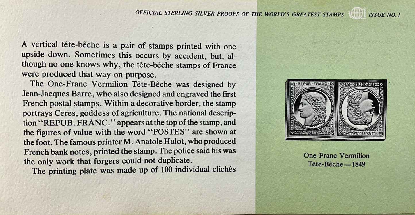 17.65 ozt World's Greatest Stamps Silver