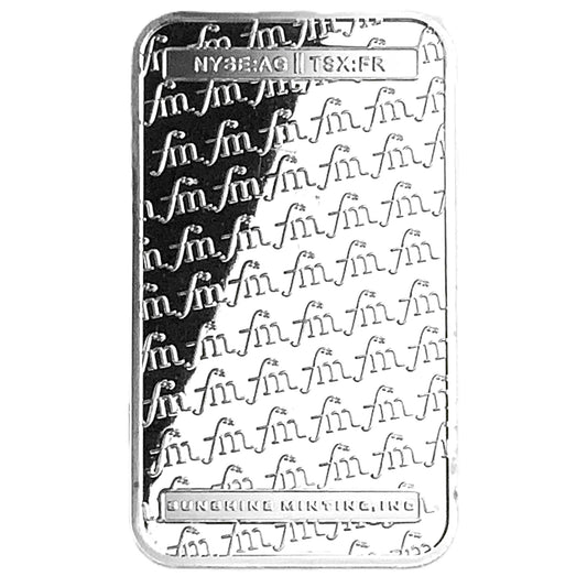 5 ozt First Majestic 999 Fine Silver Bar