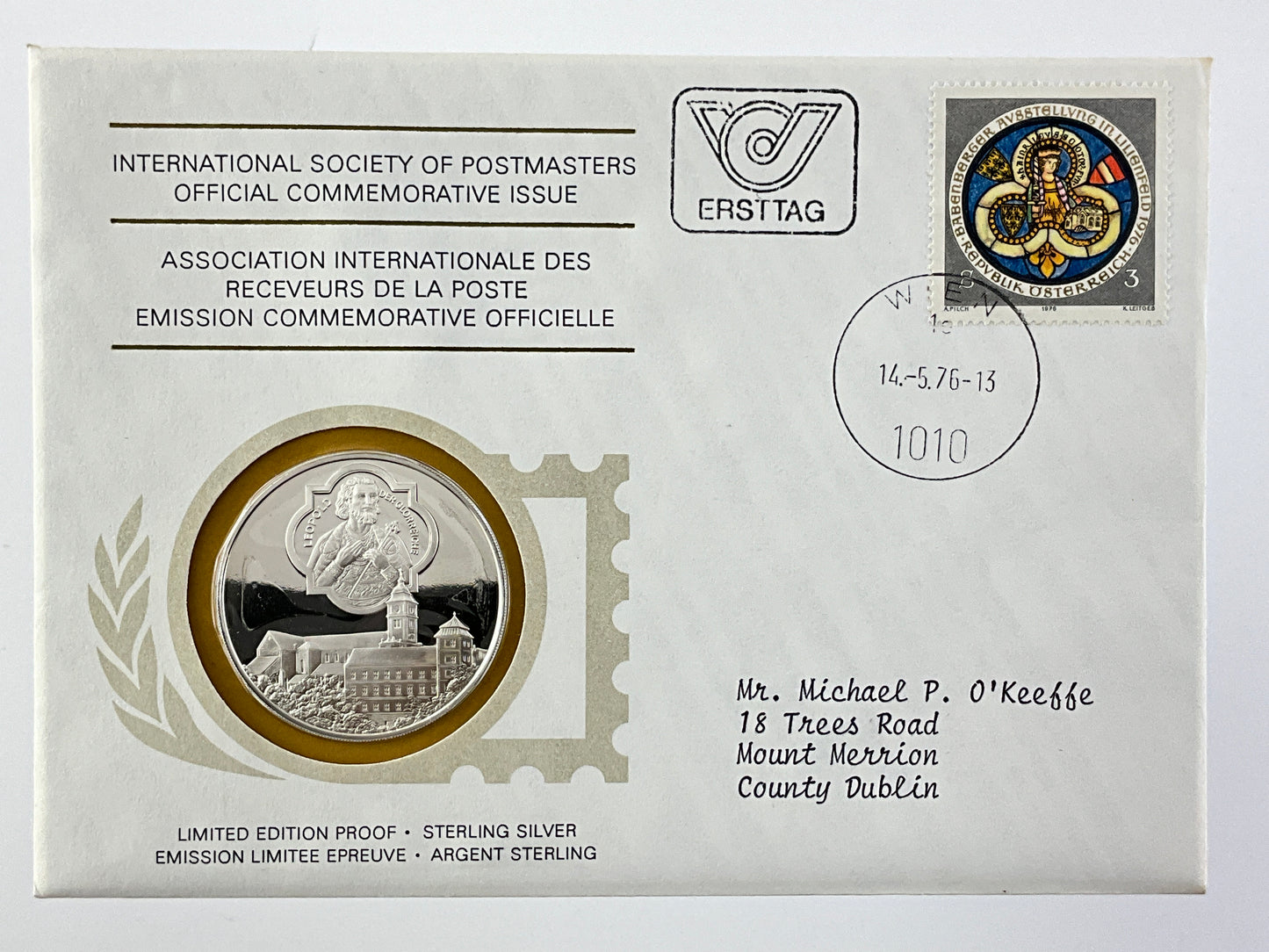 .624 ozt Babenberg Austria Silver Medal