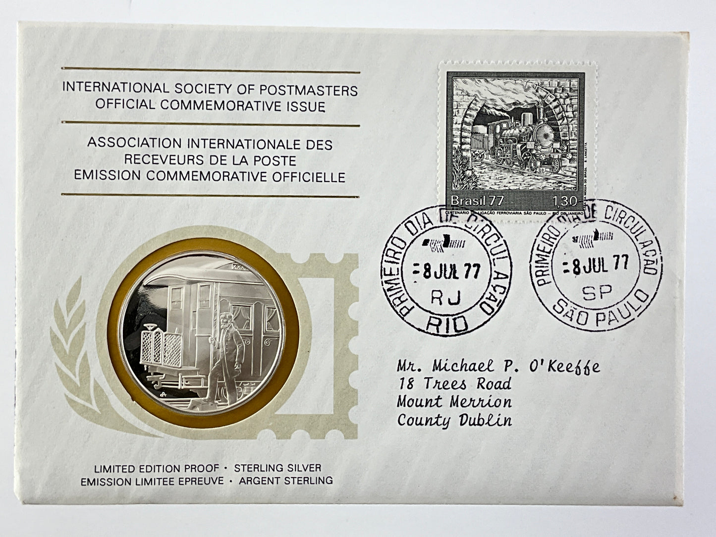 .624 ozt Sao Paulo Rio de Janeiro Railroad