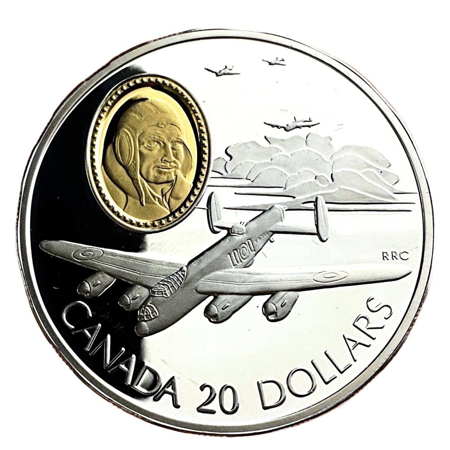 .925 ozt Avro Lancster Silver $20