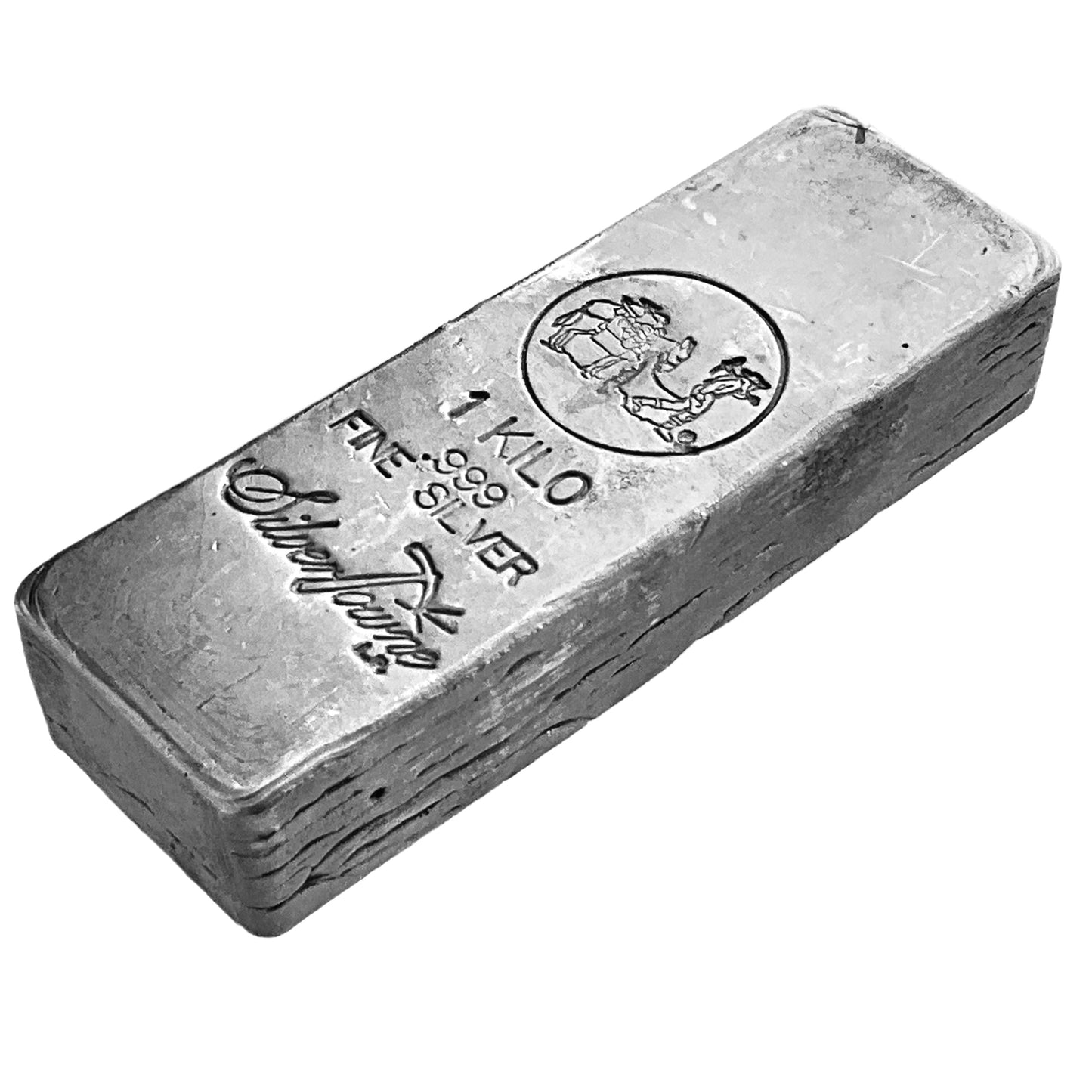 1 kg ozt Vintage SilverTowne Silver 999 Bar