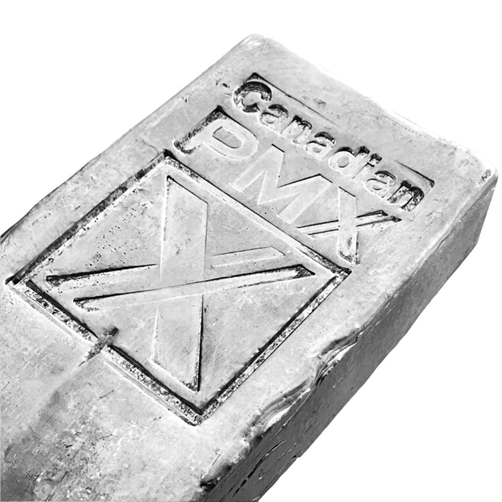100 ozt Canadian PMX Silver 9999 Bar