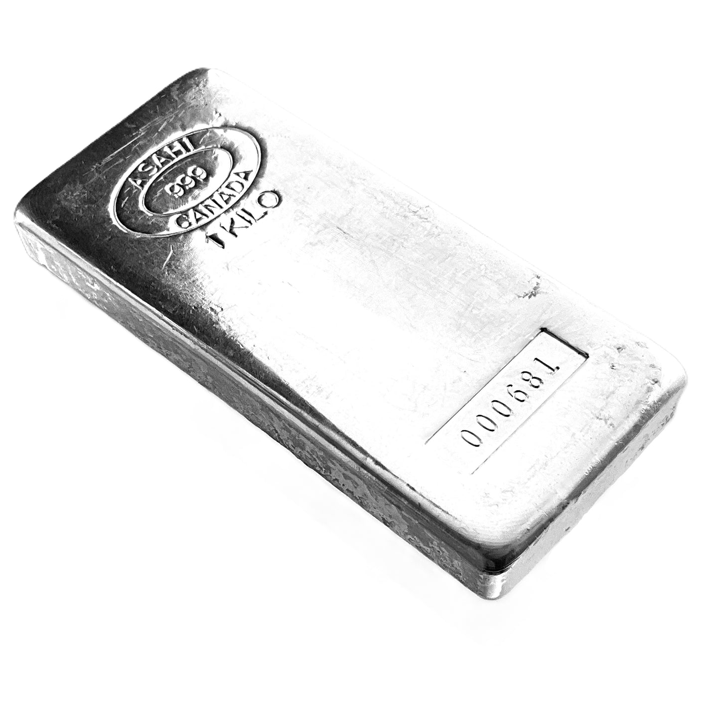 32.15 ozt  1 kg Asahi Canada 999 Silver Bar