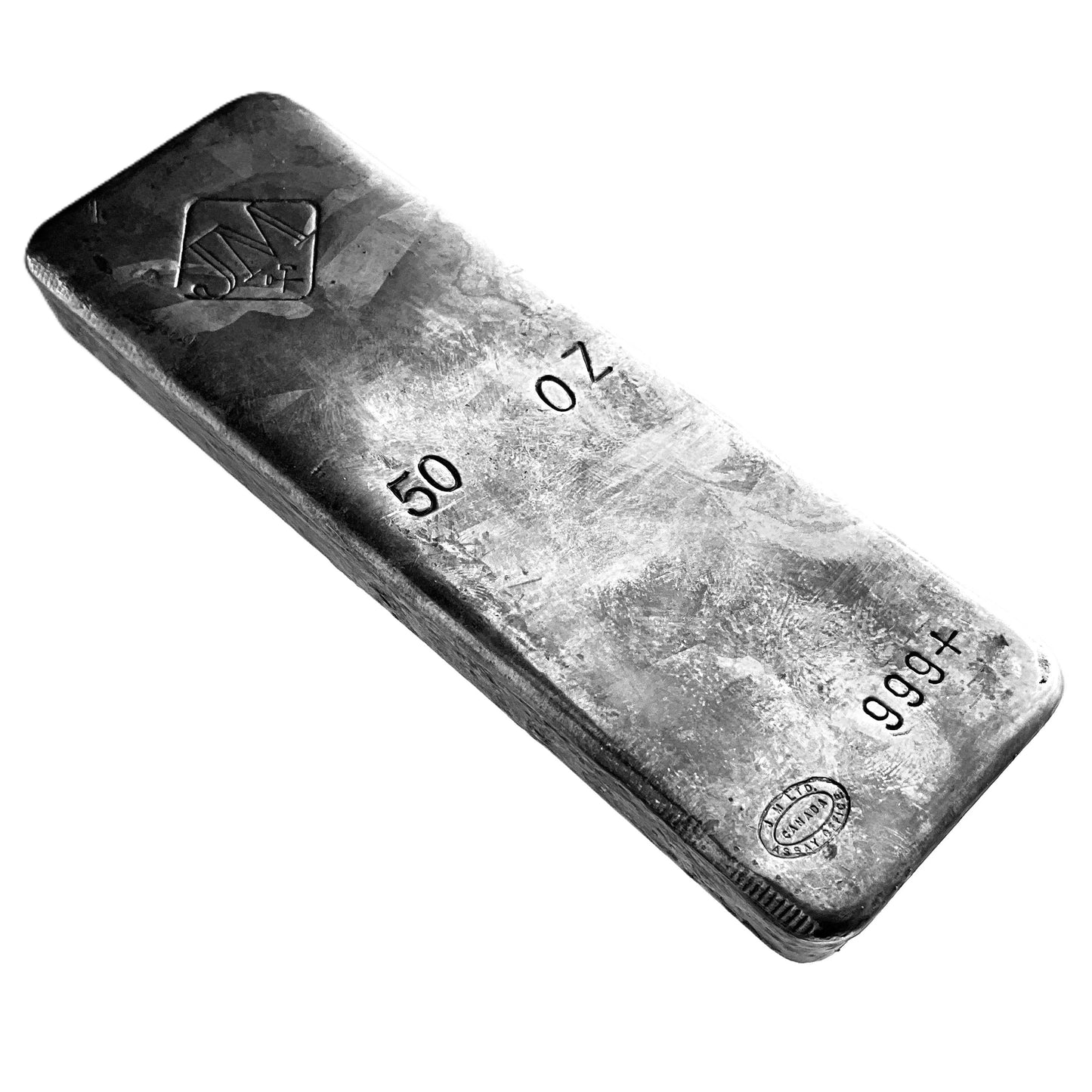 50 ozt Johnson Matthey Vintage 999 Silver
