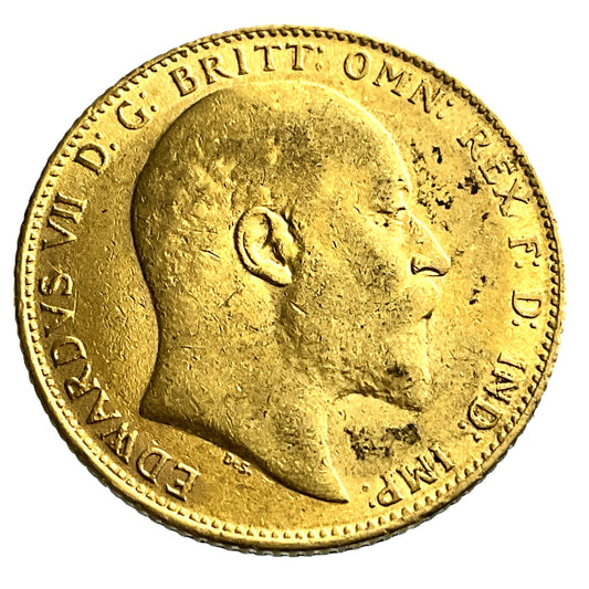 .2355 ozt 1907 King Edward VII Sovereign £1