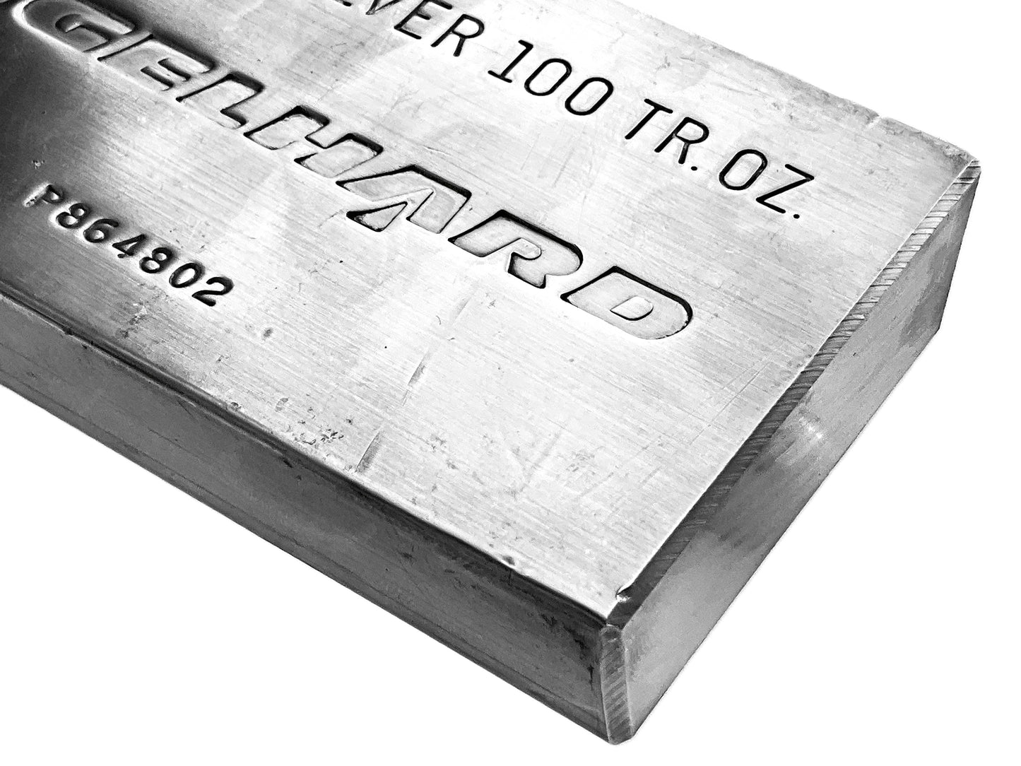 100 ozt Vintage Engelhard 999 Silver Bar