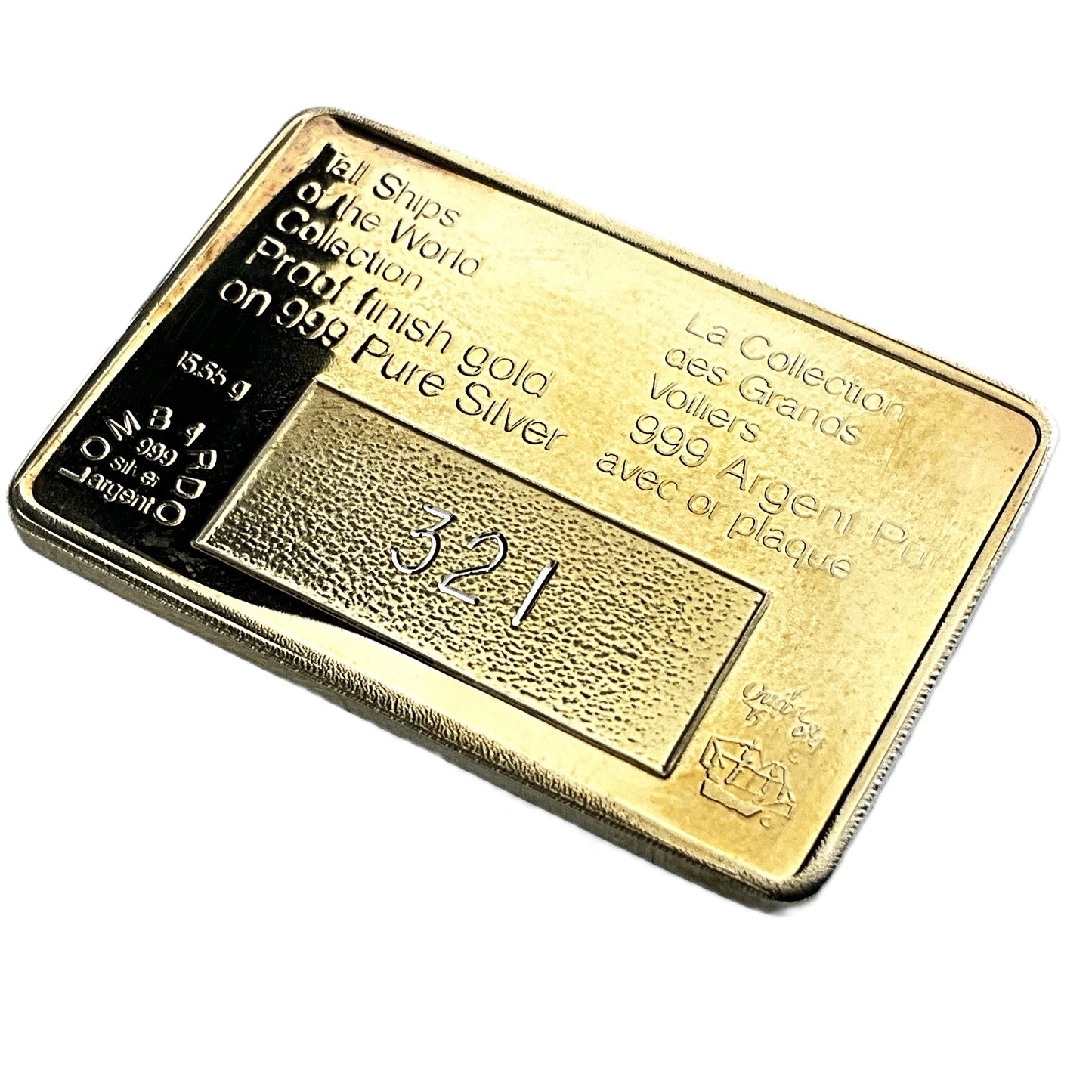 .500 ozt Empire Sandy Tall Ship 999 Silver