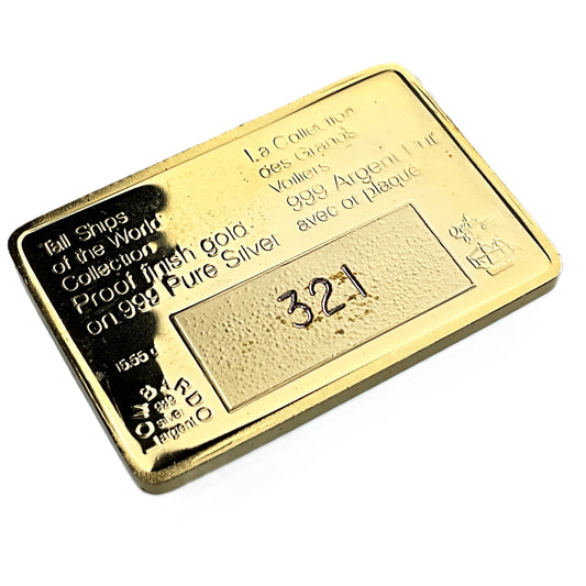 .500 ozt Providence Tall Ship 999 Silver