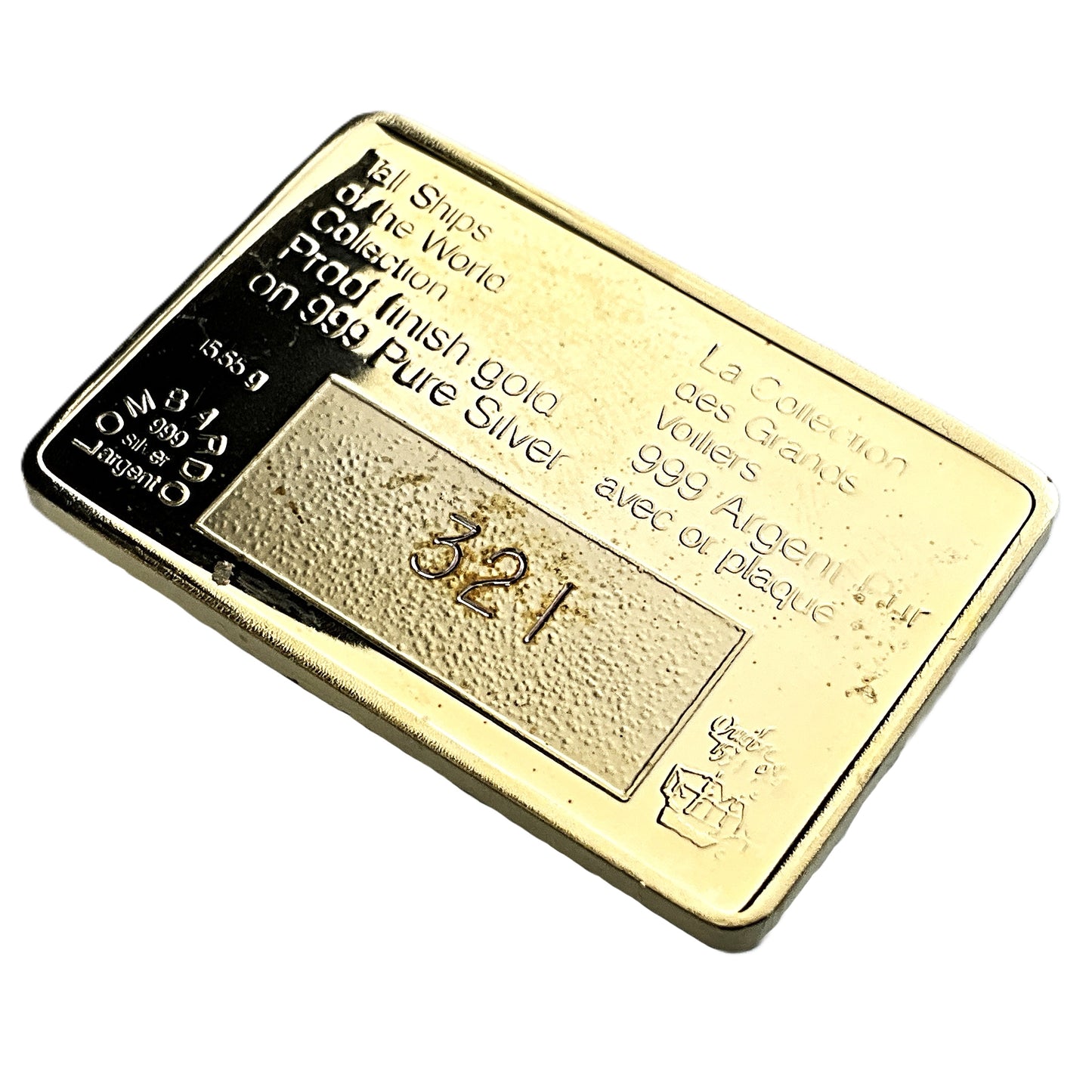 .500 ozt Princess Anna Tall Ship 999 Silver