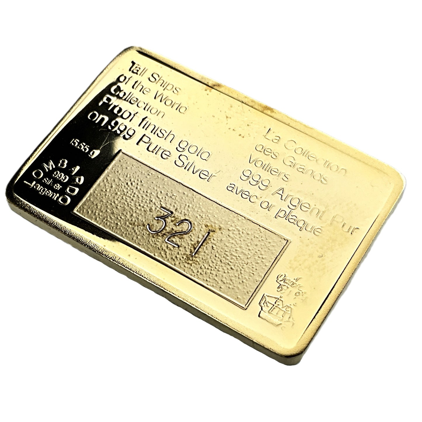 .500 ozt Czarny Tall Ship 999 Silver