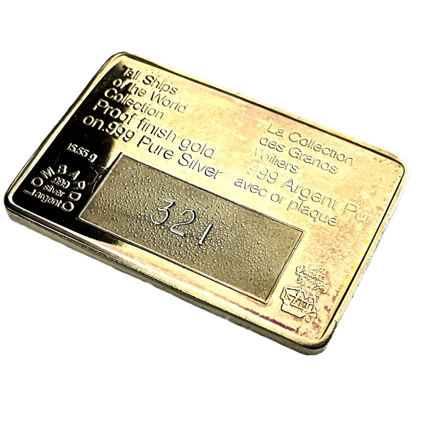 .500 ozt Marques Tall Ship 999 Silver