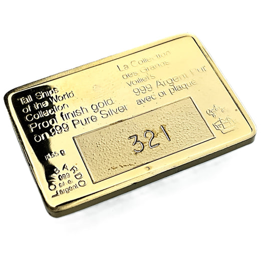 .500 ozt Flora Tall Ship 999 Silver