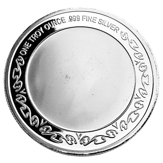 1 ozt SilverTowne Wolf 999 Silver Round