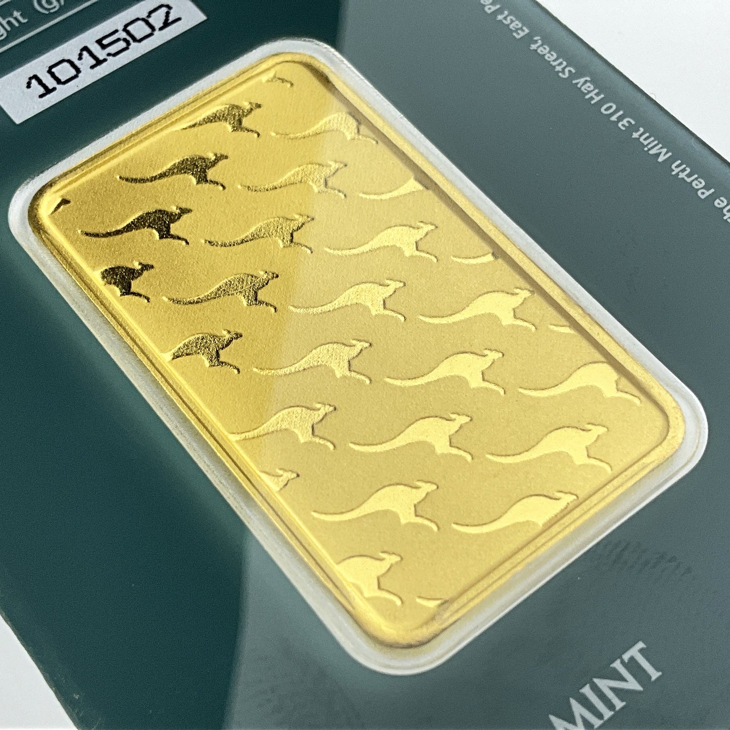 1 ozt Australia Perth Mint Gold 9999 Bar