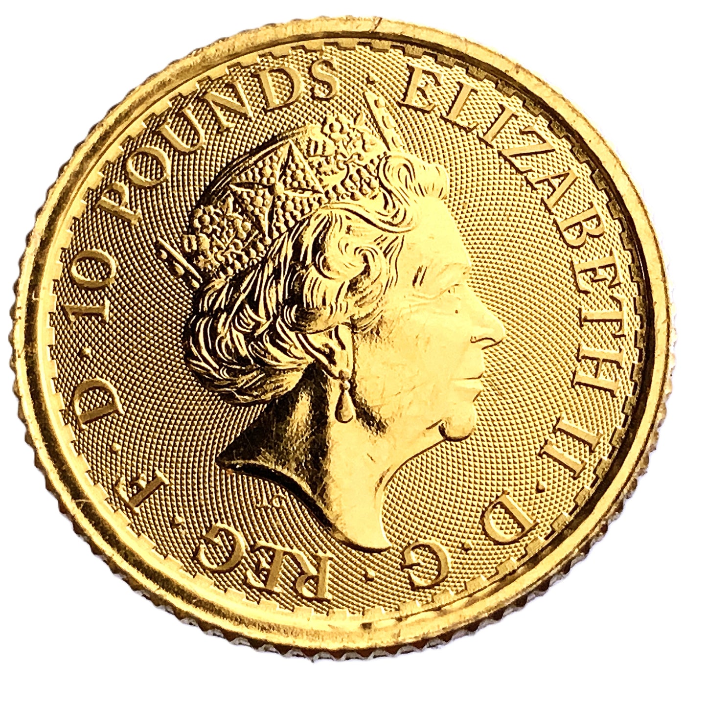 .100 ozt British Britannia 9999 Fine Gold £10 Coin