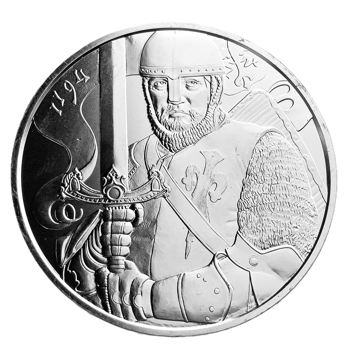 1 ozt Austrian Duke Leopold V 999 Silver Coin