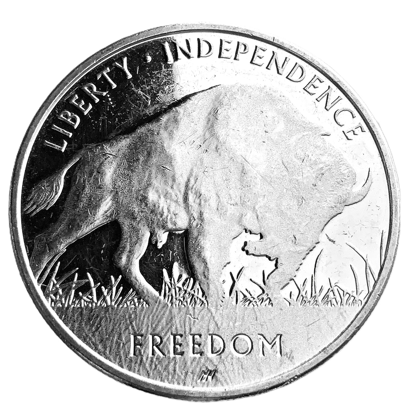 1 ozt Asahi Liberty Trade Buffalo 999 Silver Round