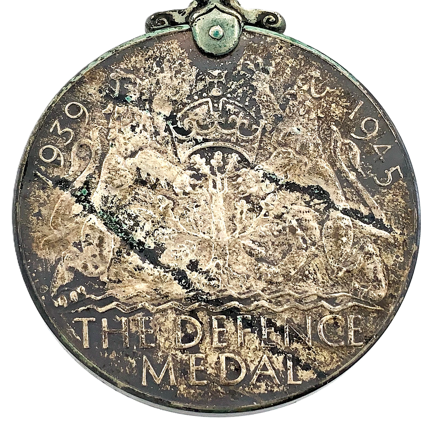 .928 ozt Defence Medal George VI British World War 2 WWII U426